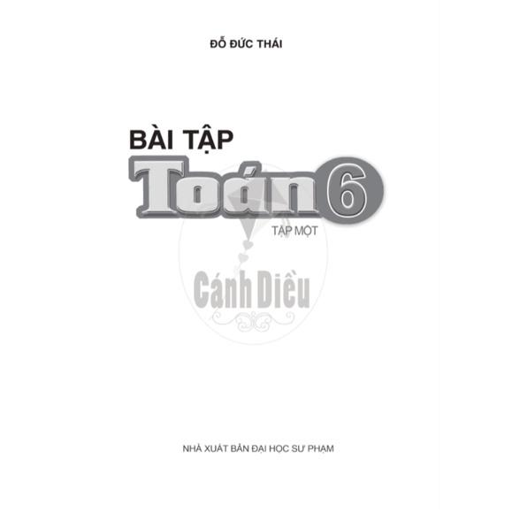 Bài Tập Toán lớp 6 tập 1 - Bộ Cánh Diều