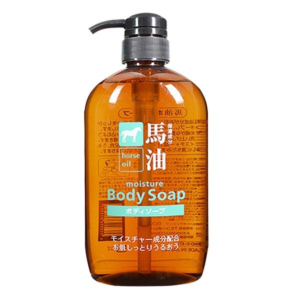 Sữa tắm mỡ ngựa Nhật bản Horse Oil Moisture Body Soap 600ml