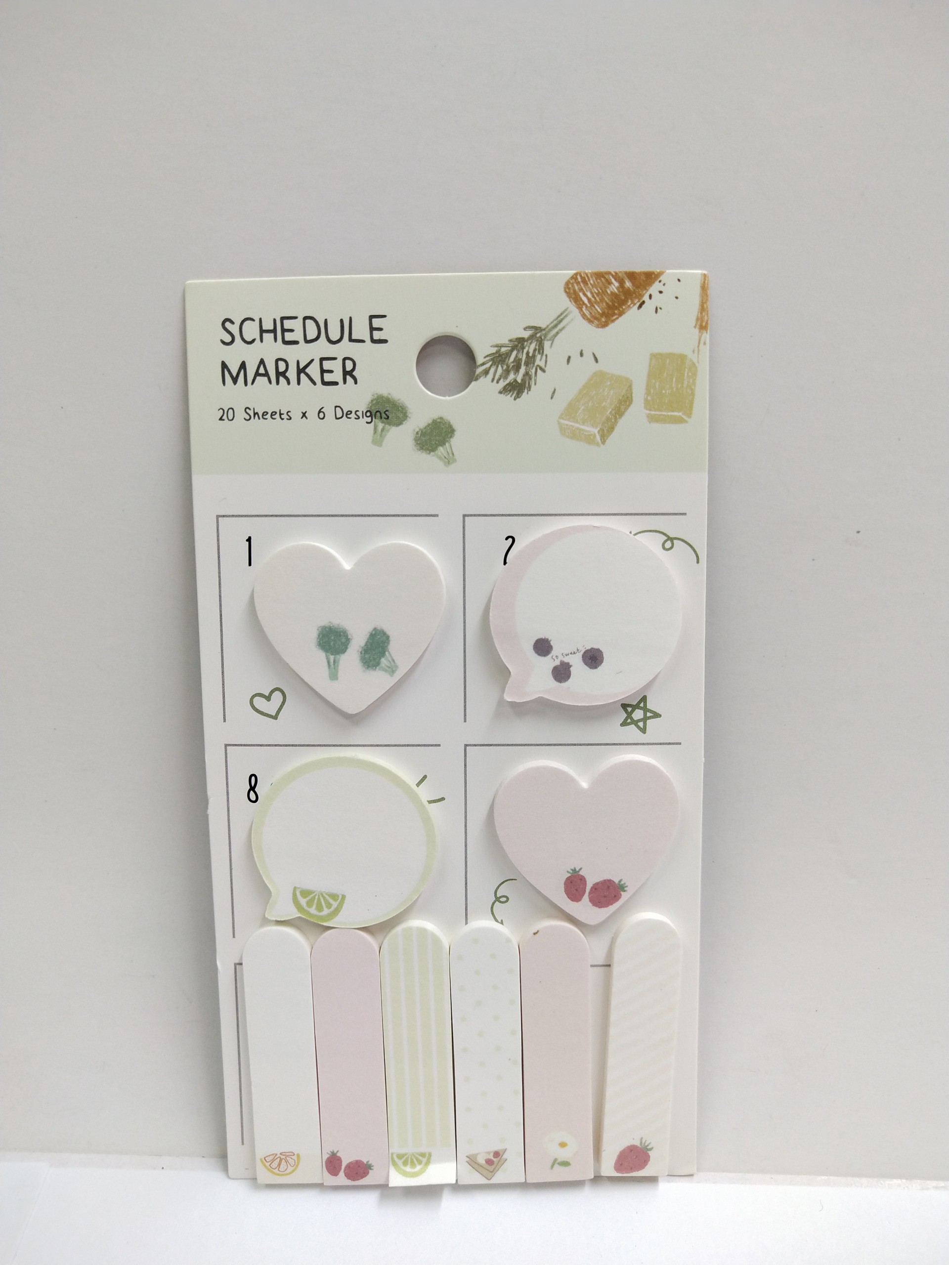 Giấy Đánh Dấu Trang SCHEDULE MARKER ( Mẫu Ngẫu Nhiên )