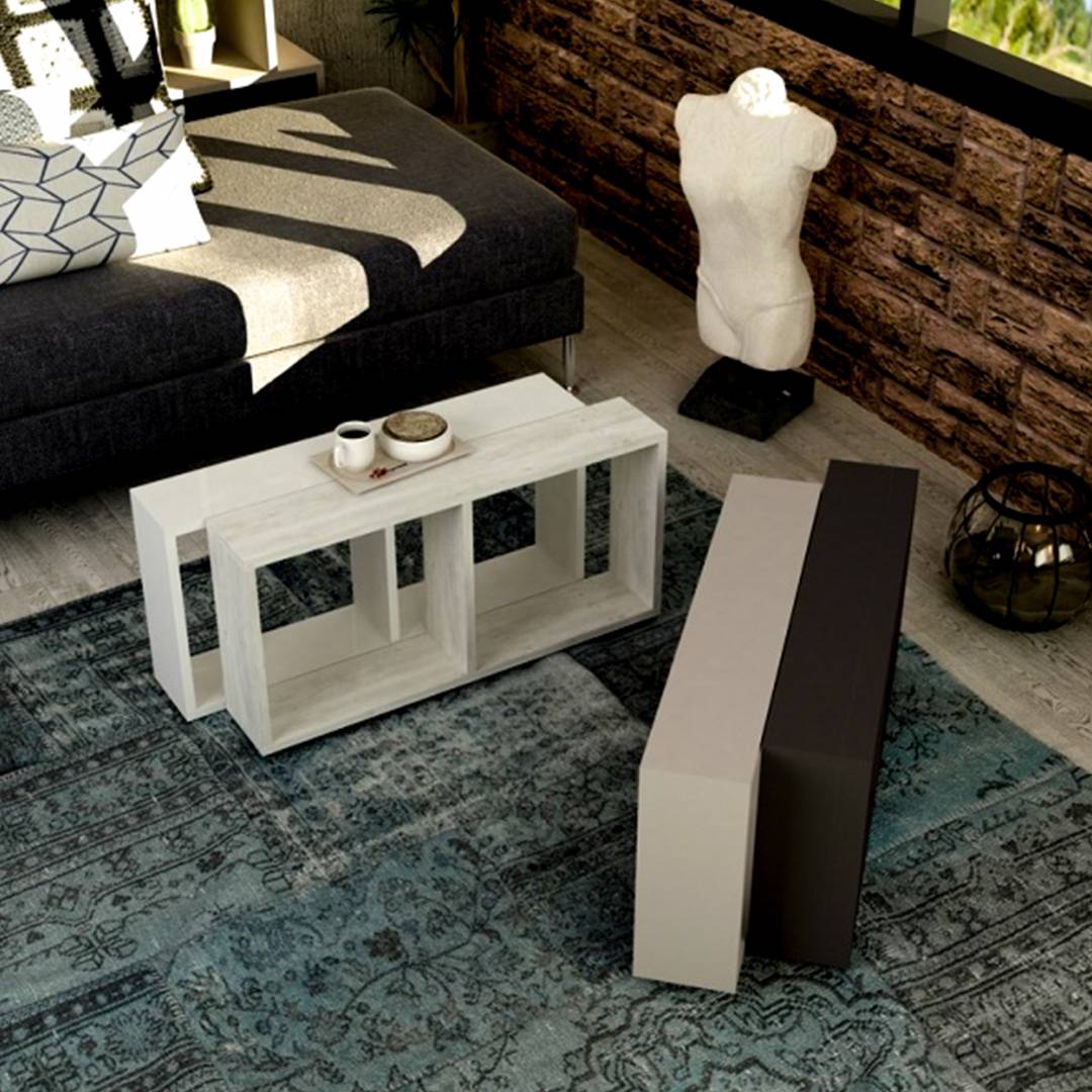 Bàn sofa dáng thấp cho phòng khách SMLIFE Calvin