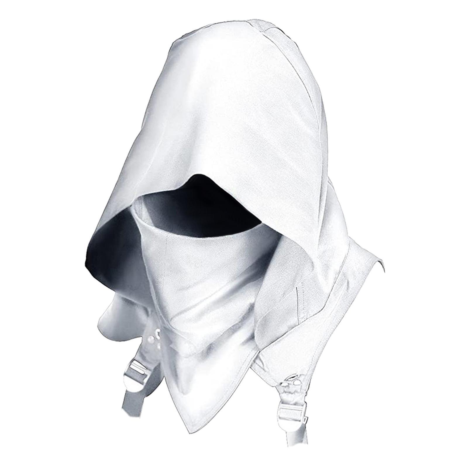 Cowl Hood Halloween Cowl Hooded Cape Hat Costume Accessories Witch Cape Devil Cape Gothic Rogue Cowl Hat for Party Festival Photography Prop