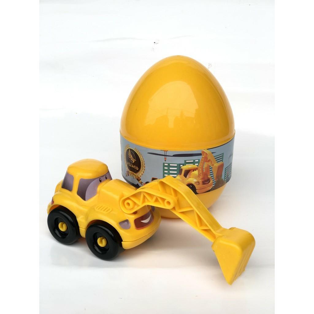 Đồ chơi trứng ô tô VIJAGO - xe công trình - VJG002