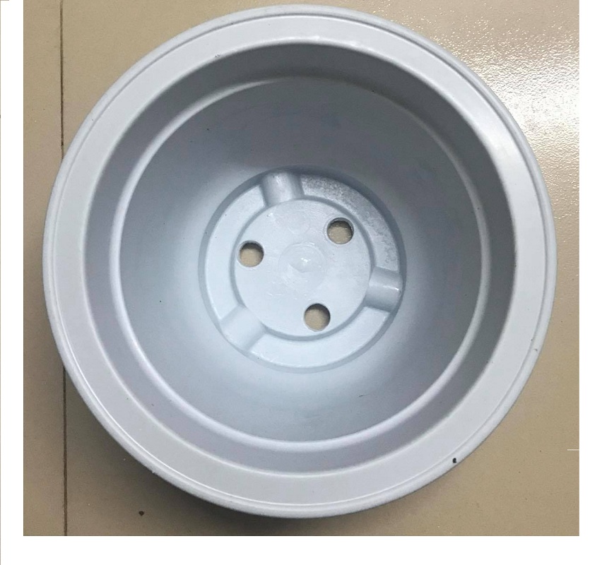 3 Chậu Nhựa Trồng Cây Hoa, Cây Cảnh Màu Trắng MiNi A200x130