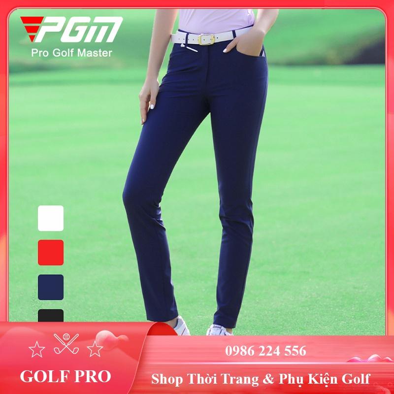 Quần golf nữ dài PGM thời trang thể thao chất vải siêu mềm nhanh khô thoáng khí GOLF PRO QN002