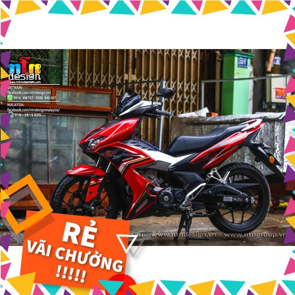 Tem Rời Winner X 150 Mẫu Đỏ Đen Vàng