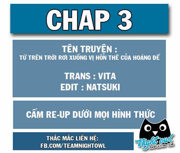từ trên trời rơi xuống vị hôn thê của hoàng đế chapter 3 1