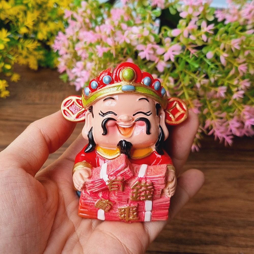 Tượng Thần Tài 7cm ôm xấp tiền