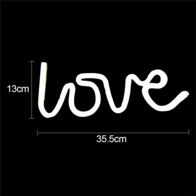 Đèn Led Neon LoVe Lãng Mạn Trang Trí Phòng