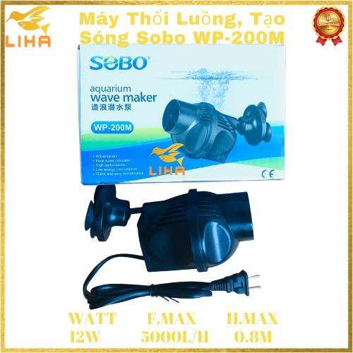 Máy Thổi Luồng, Tạo Sóng Sobo WP-200M (12W-5000L/H) - Máy Tạo Sóng Cho Bể Cá