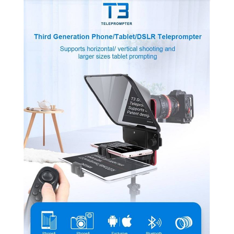 Máy nhắc chữ Telepromter Bestview T3 hàng chính hãng