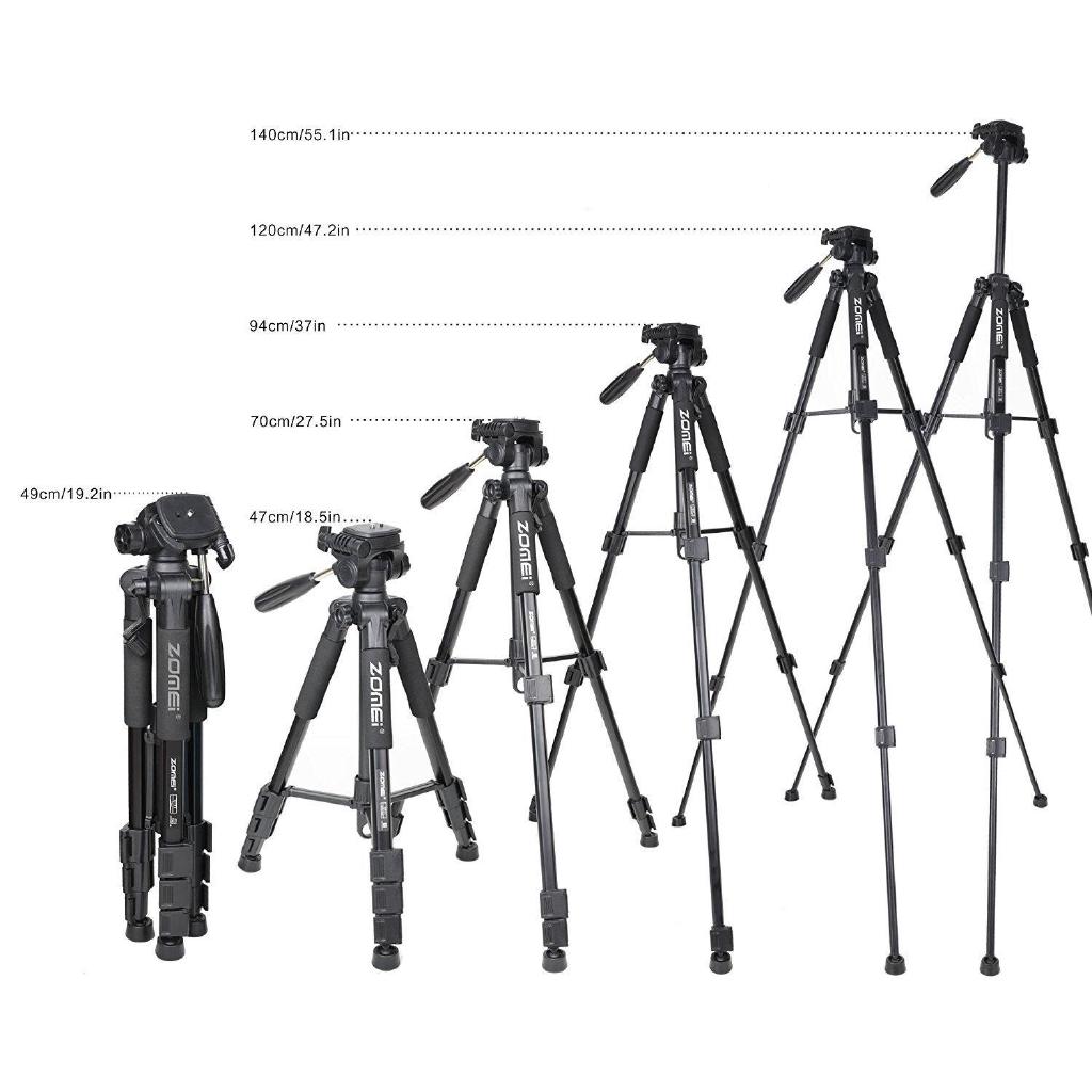 Tripod Q111 cho chân máy ảnh SLR hợp kim nhôm