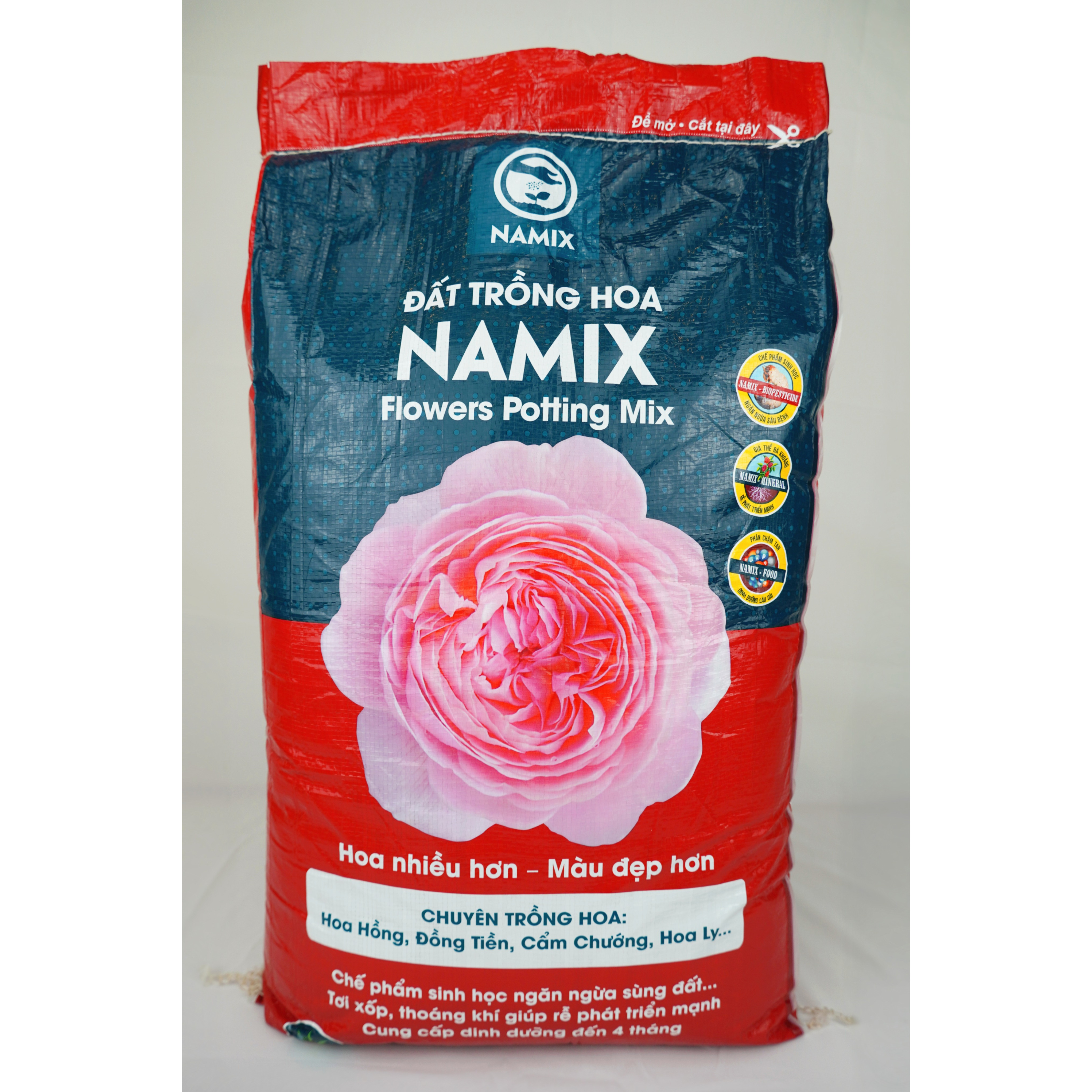 Đất trồng hoa Namix (Flowers Potting Mix) Bao 20dm3 (Lít)