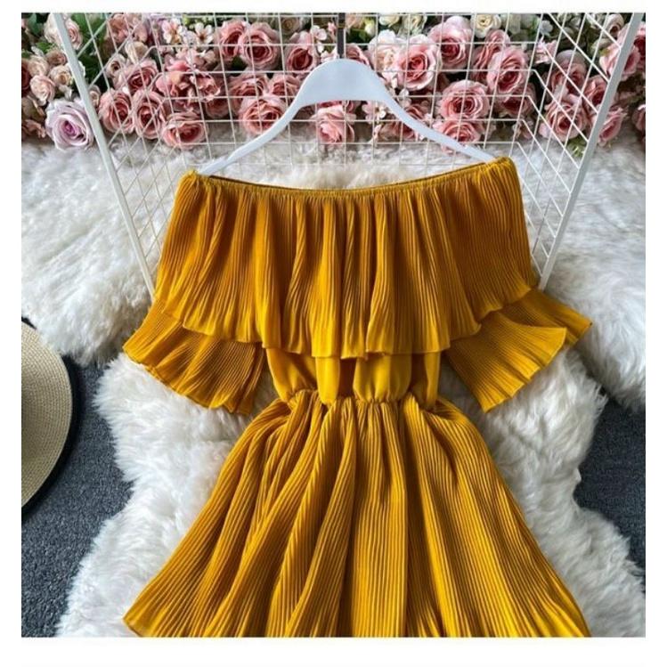ĐẦM MAXI TẦNG TRỄ VAI
