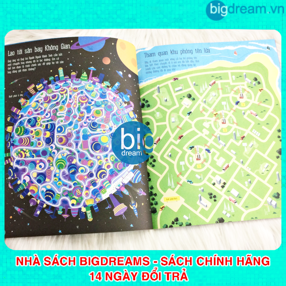 Mê Cung Phát Triển Tư Duy Du Hành Vũ Trụ - Rèn luyện khả năng tập trung, phát triển thị giác và trí thông minh