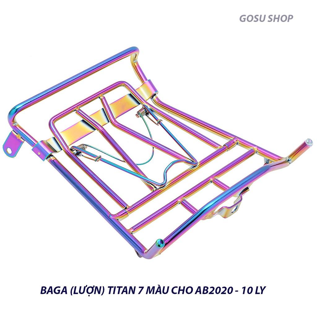 Baga AB2020 - 2021 Inox titan đen nhám bền đẹp 10 ly