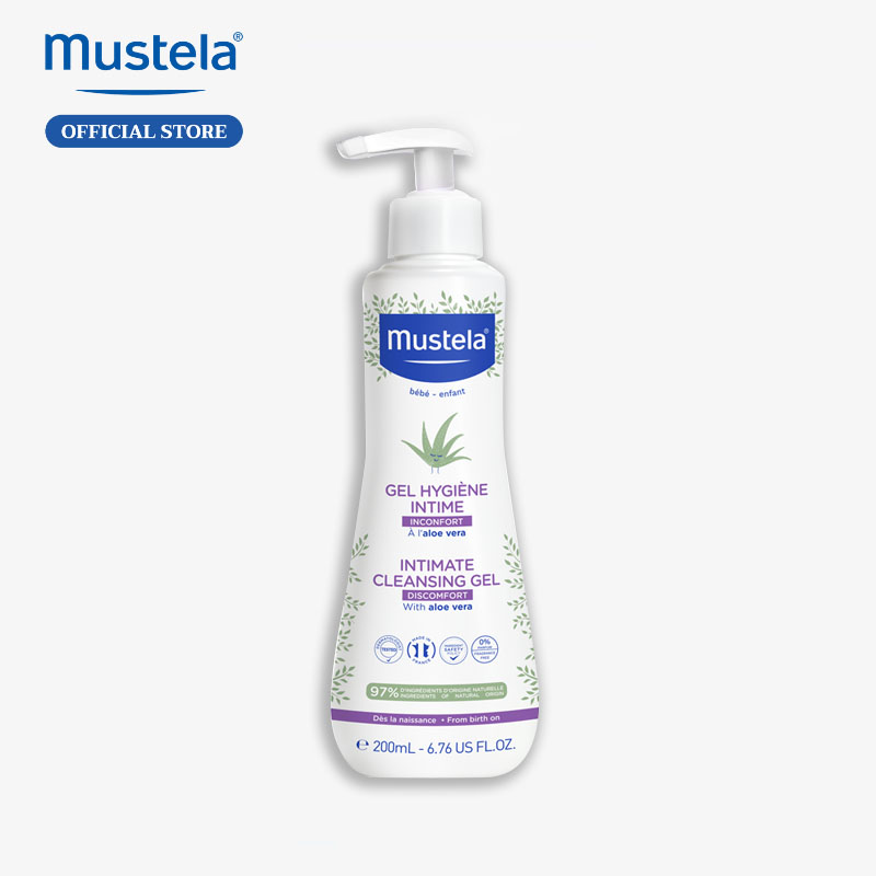 Gel Vệ Sinh Phụ Khoa Cho Trẻ Sơ Sinh Em bé & Mẹ Mustela 200ml