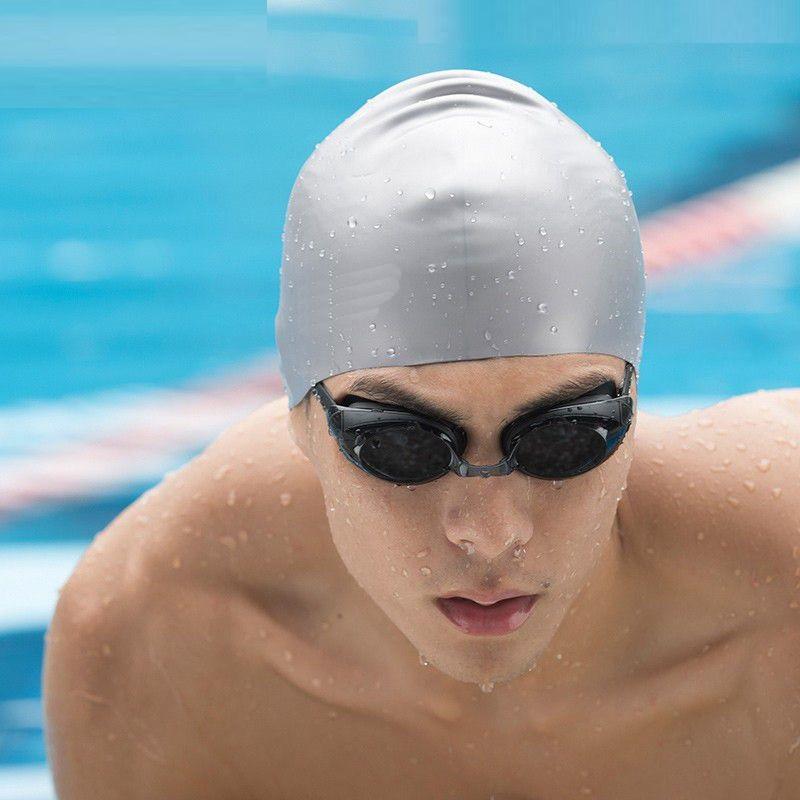 Mũ bơi người lớn, nón bơi người lớn cho nam nữ SPORTY CA31 mũ bơi trơn chất liệu silicone ngăn nước