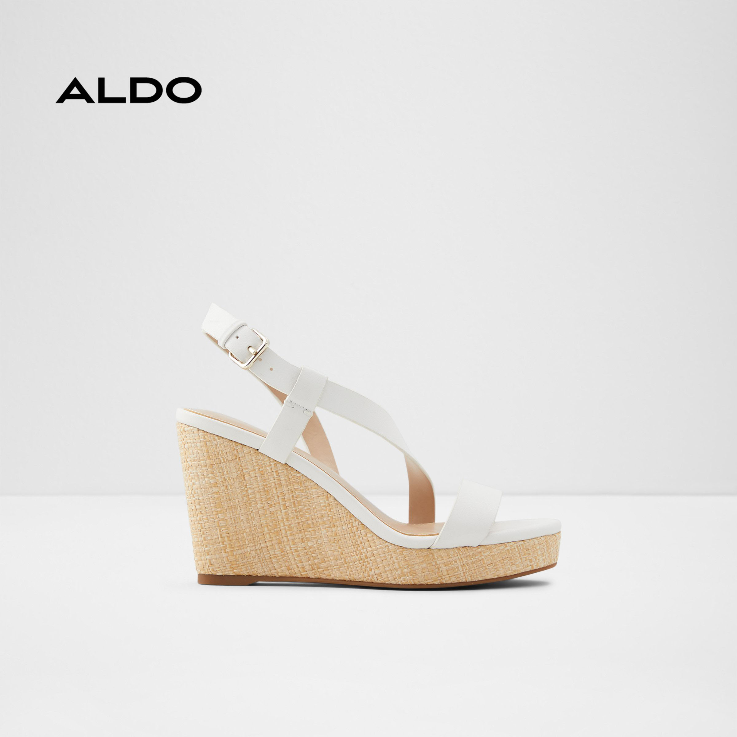 Giày đế xuồng nữ ALDO ETIRAVEN100 - White - Size