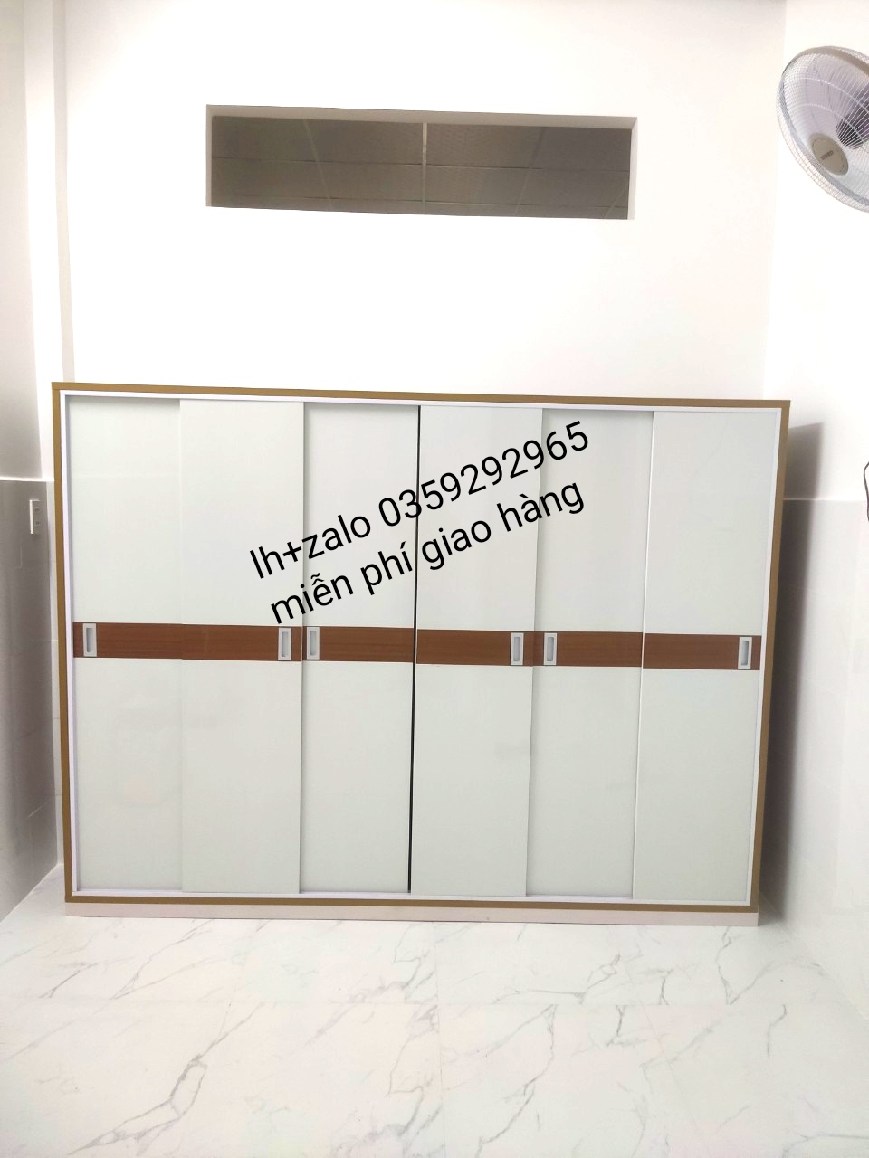 Tủ nhựa đài Loan 6 cánh cửa lùa