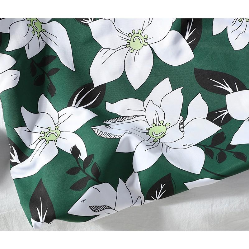 Áo Sơ Mi Tay Ngắn Dáng Rộng In Hoa Thời Trang Mùa Hè Cho Nam