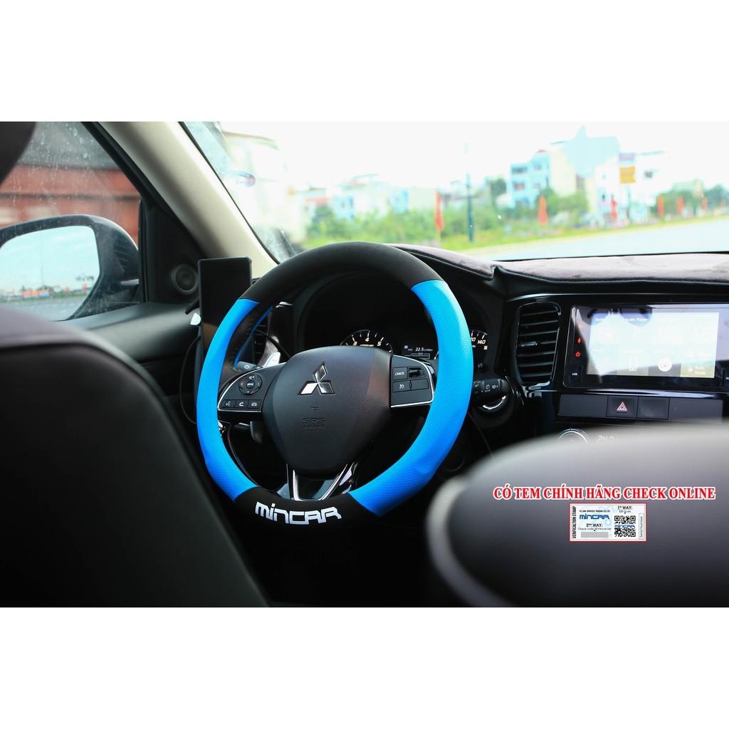 Bọc vô lăng chất liệu da lộn Alcantara cao cấp hàng chính hãng Mincar