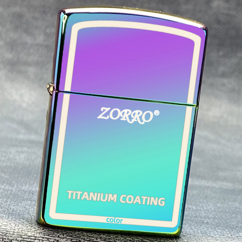 Vỏ Hột Quẹt Bật Lửa Xăng Đá Zorro Z91791 Phủ Ngoài Chất Liệu Titanium Chống Rỉ Sét Tốt Nắp Giữ Xăng Khít