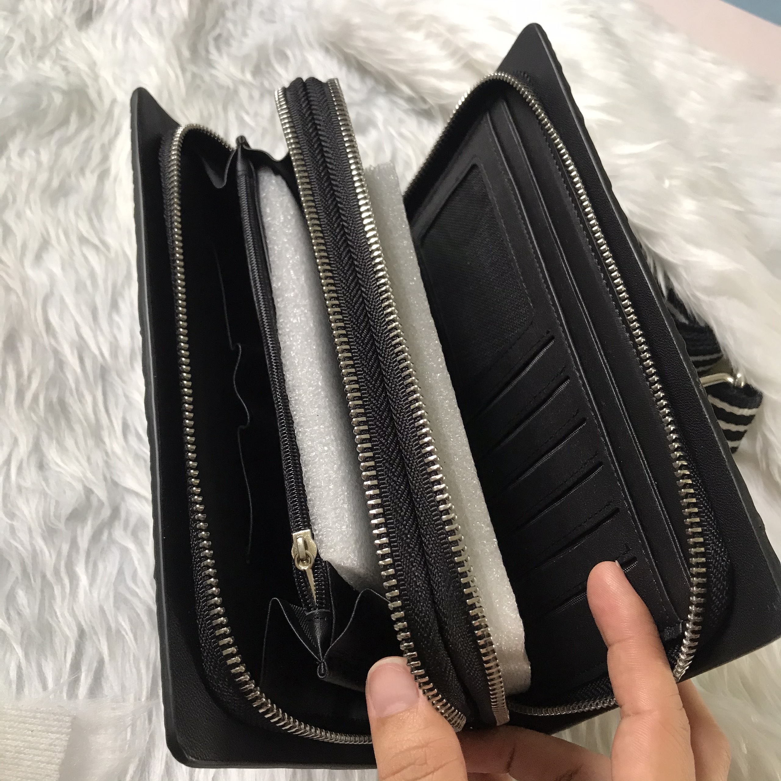 VÍ CẦM TAY DA CÁ SẤU FULLBOX
