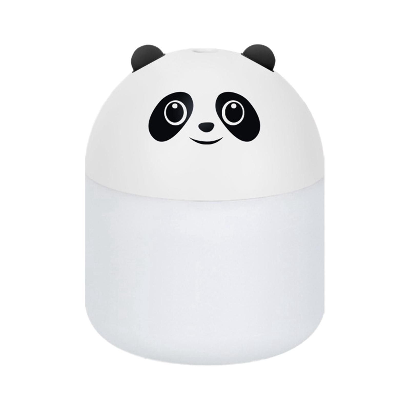 Small Air Humidifier Mist Diffuser 250ml with Night Light for Baby Bedroom white