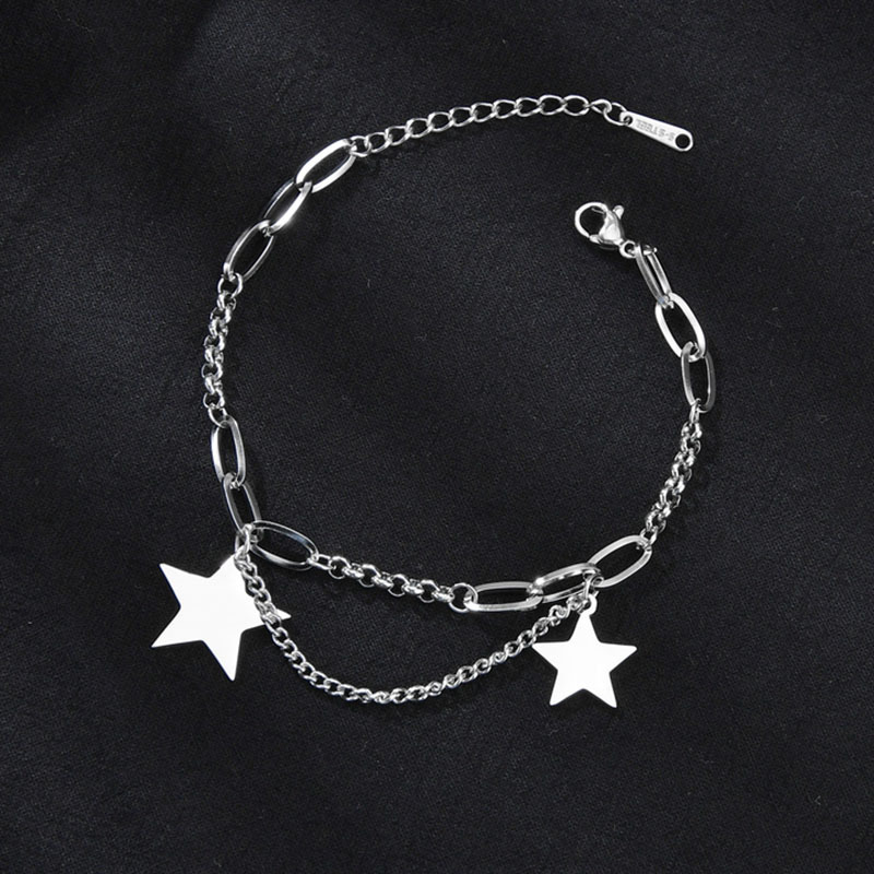 Vòng tay lắc tay mix sao unisex