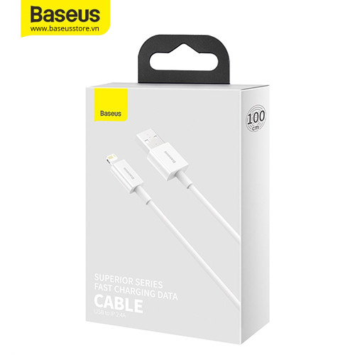Cáp sạc nhanh  Baseus Superior Series USB to iP 2.4A (Hàng chính hãng)