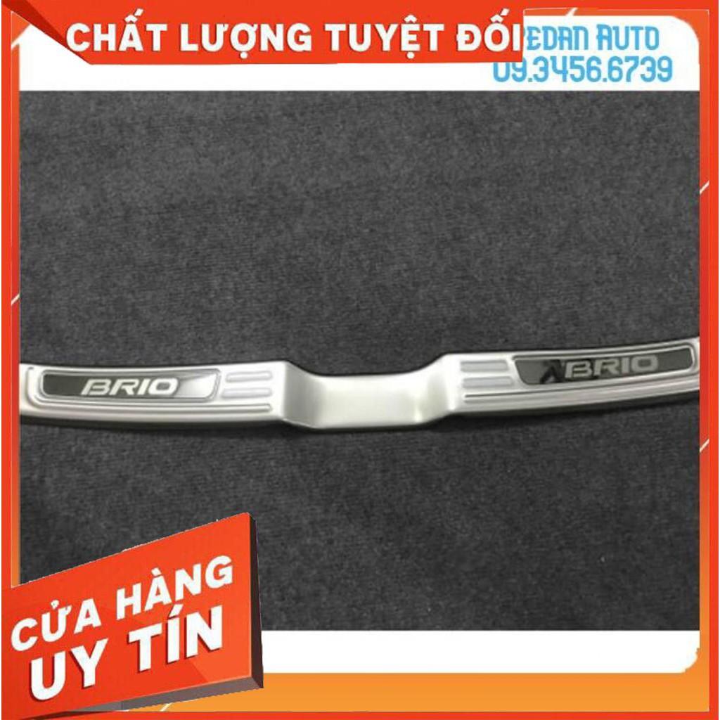 Chống trầy cốp trong + ngoài Inox HONDA BRIO 2018 2019
