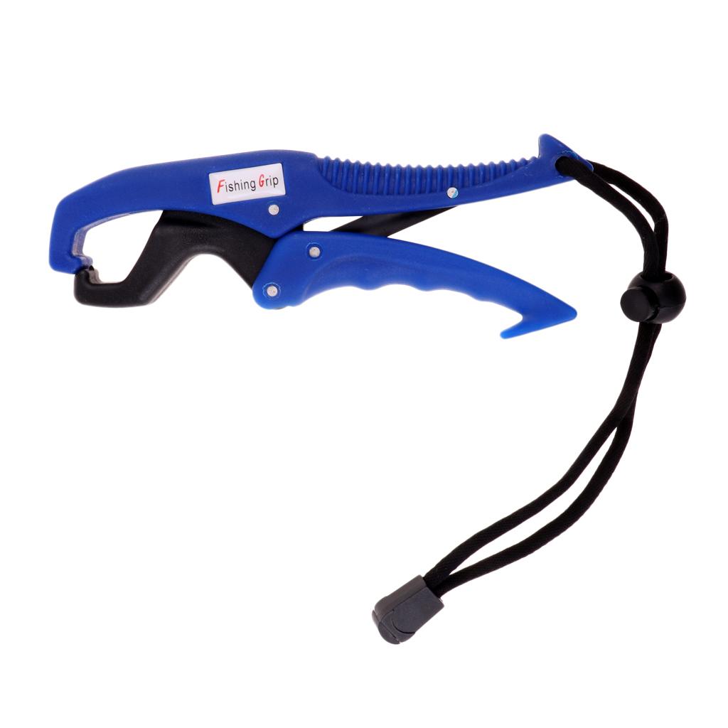 Floating Fishing Grip Pliers Grippers Lightweight ABS Fish Lip Grip Blue