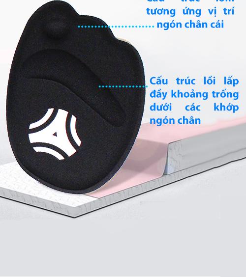 Miếng lót mũi giày đa năng 4D, chống đau ngón chân - buybox - BBPK14