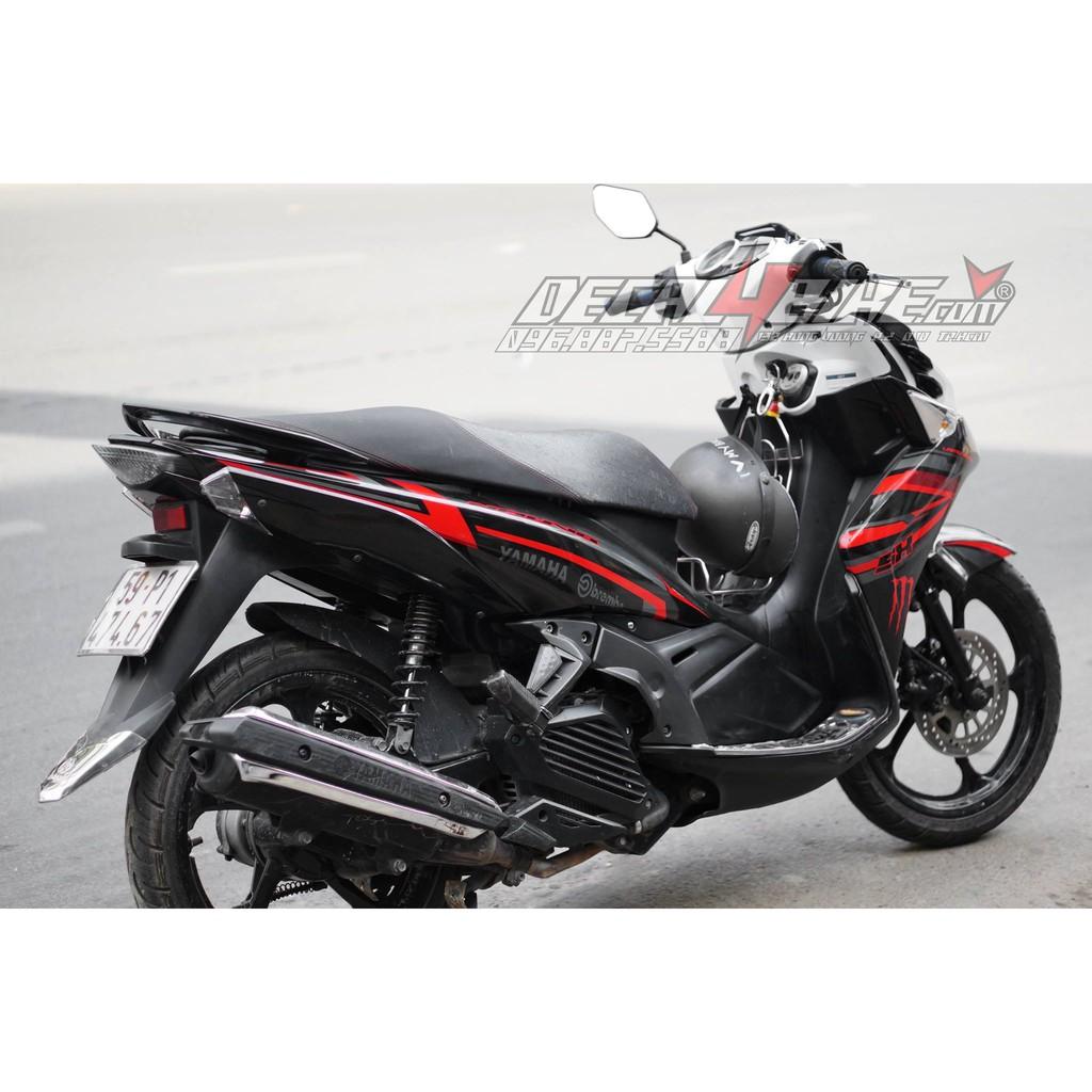 Tem trùm xe dành cho NOUVO SX BLACK RED MXKING