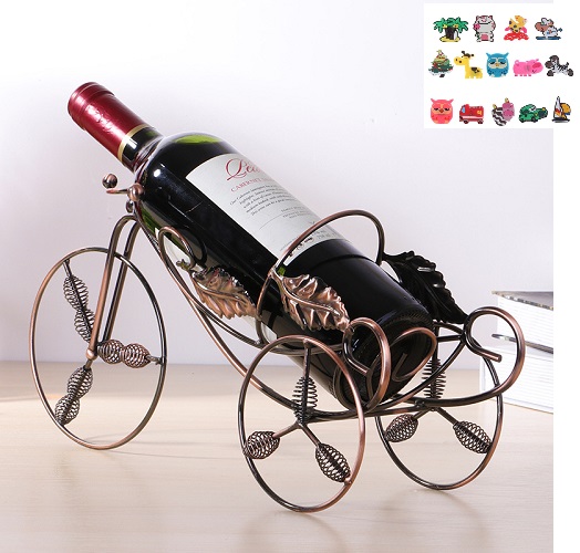 Dụng cụ trang trí bình rượu, xe kéo đựng bình rượu 40 x 10 x 17.5 cm+ Tặng kèm hình dán