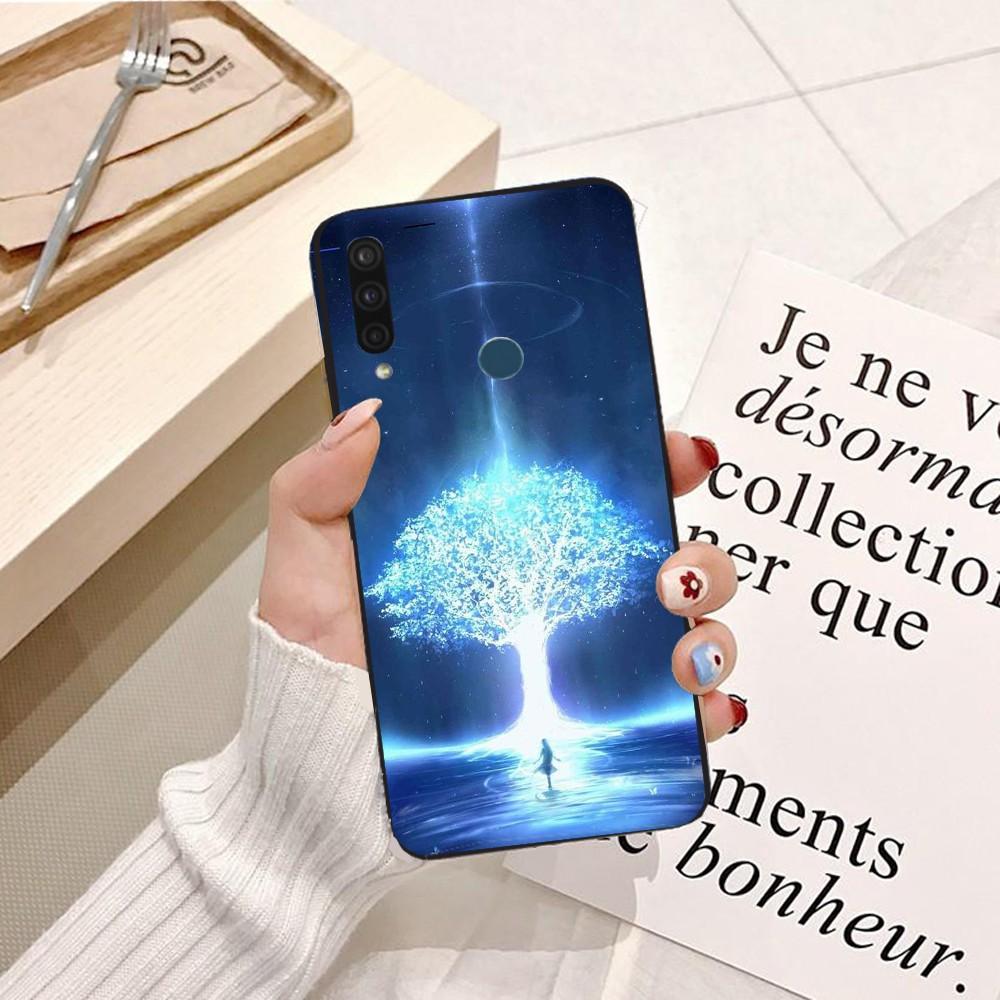 Ốp lưng dành cho điện thoại Vsmart Silicon dẻo hình Trăng Xanh