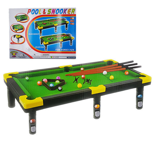 Bàn Bi-A BILLIARDS, SNOOKER Mini 6 Lỗ Đồ Chơi Trẻ Em