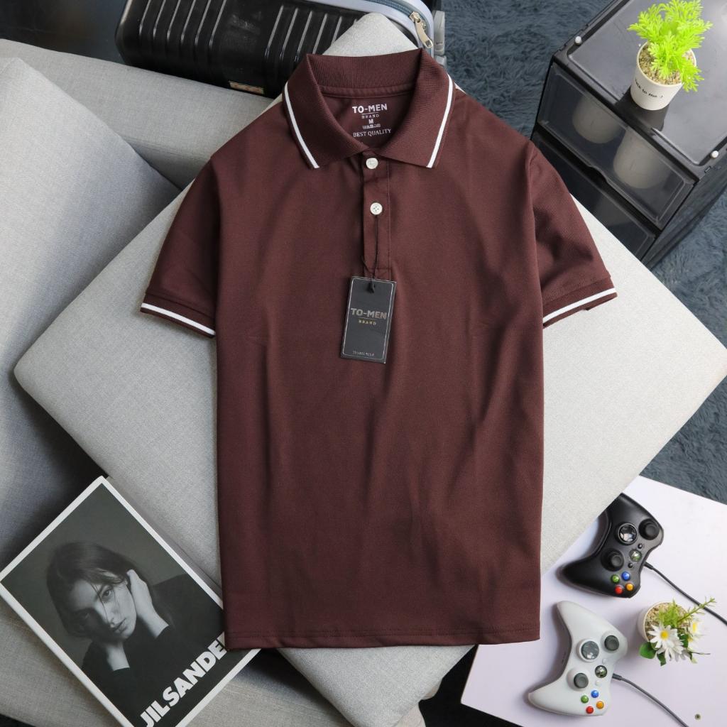 Áo thun Polo nam ngắn tay cổ bẻ viền tay và cổ, áo polo nam nữ co giãn đẹp mẫu mới