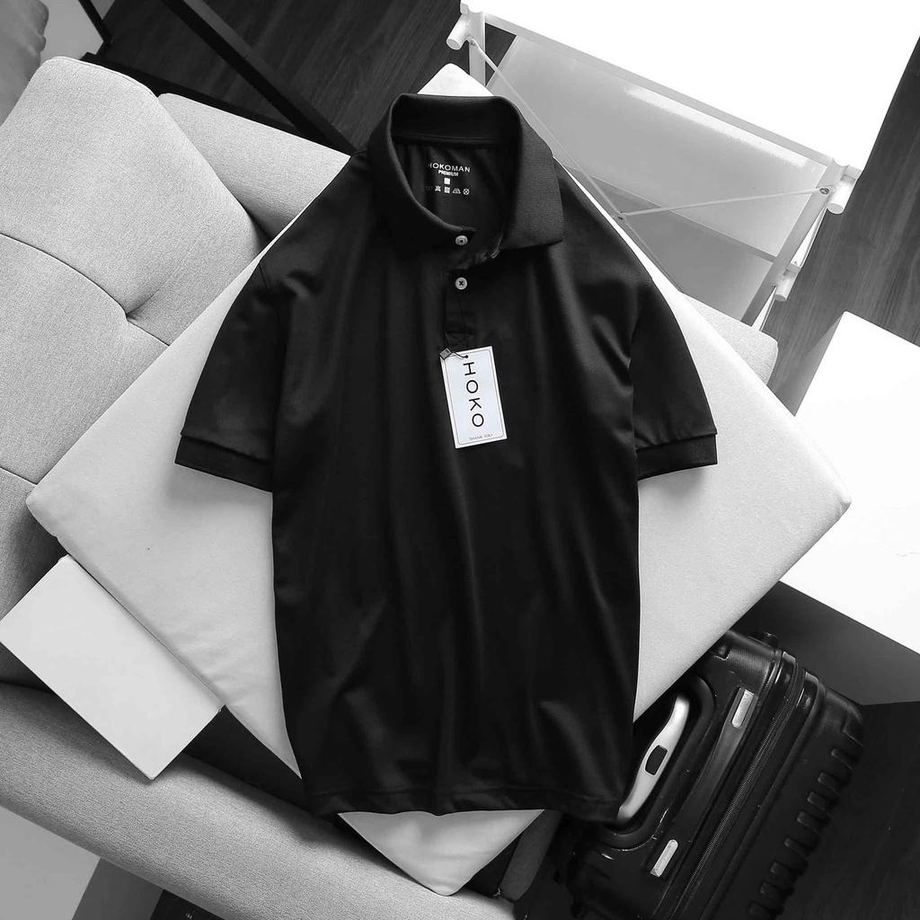 Áo thun nam cổ trụ polo cao cấp hoạ tiết