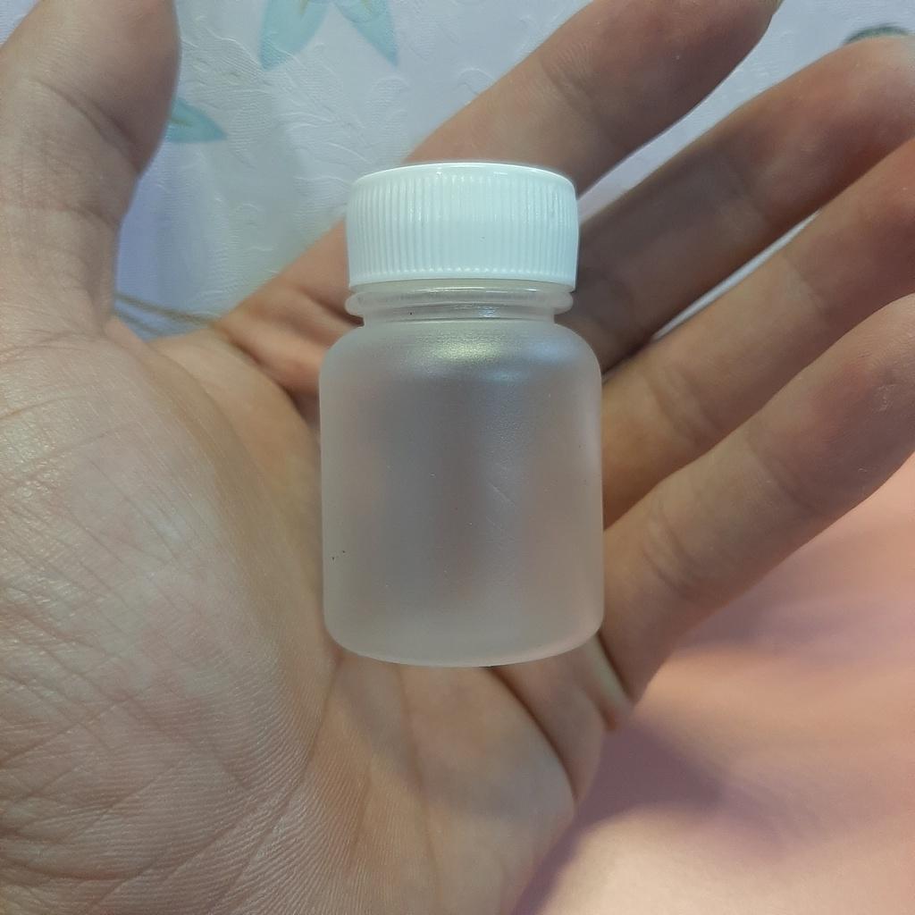 Lọ nhựa rỗng 25ml , chai nhựa trong suốt 25ml có nắp đậy đựng thuốc