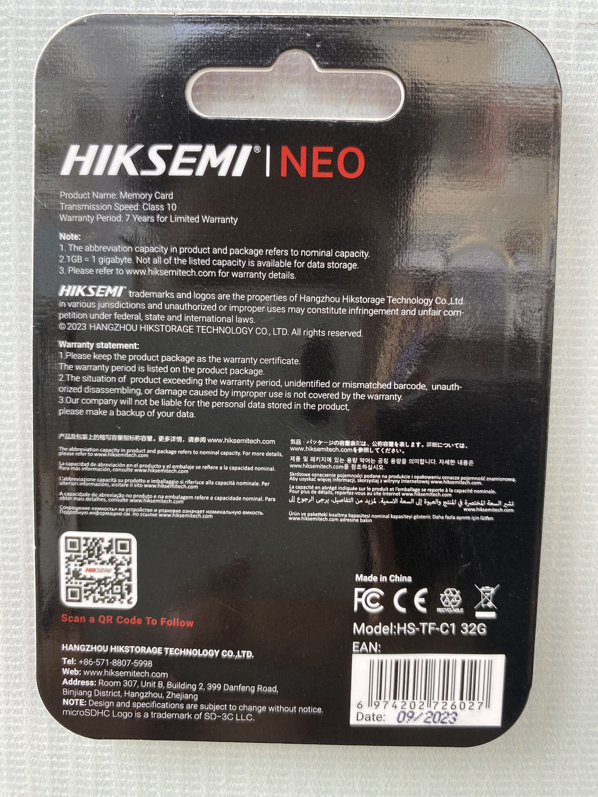 Thẻ nhớ Hiksemi NEO 32GB - Hàng Chính Hãng