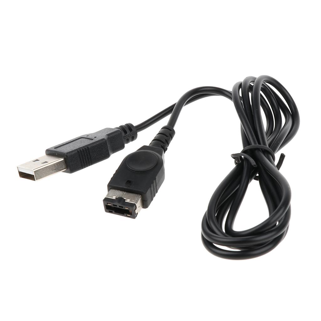 4ft USB Data Sync Charging Charger Cable For Nintendo Gameboy Advance GBA & SP Console - Black