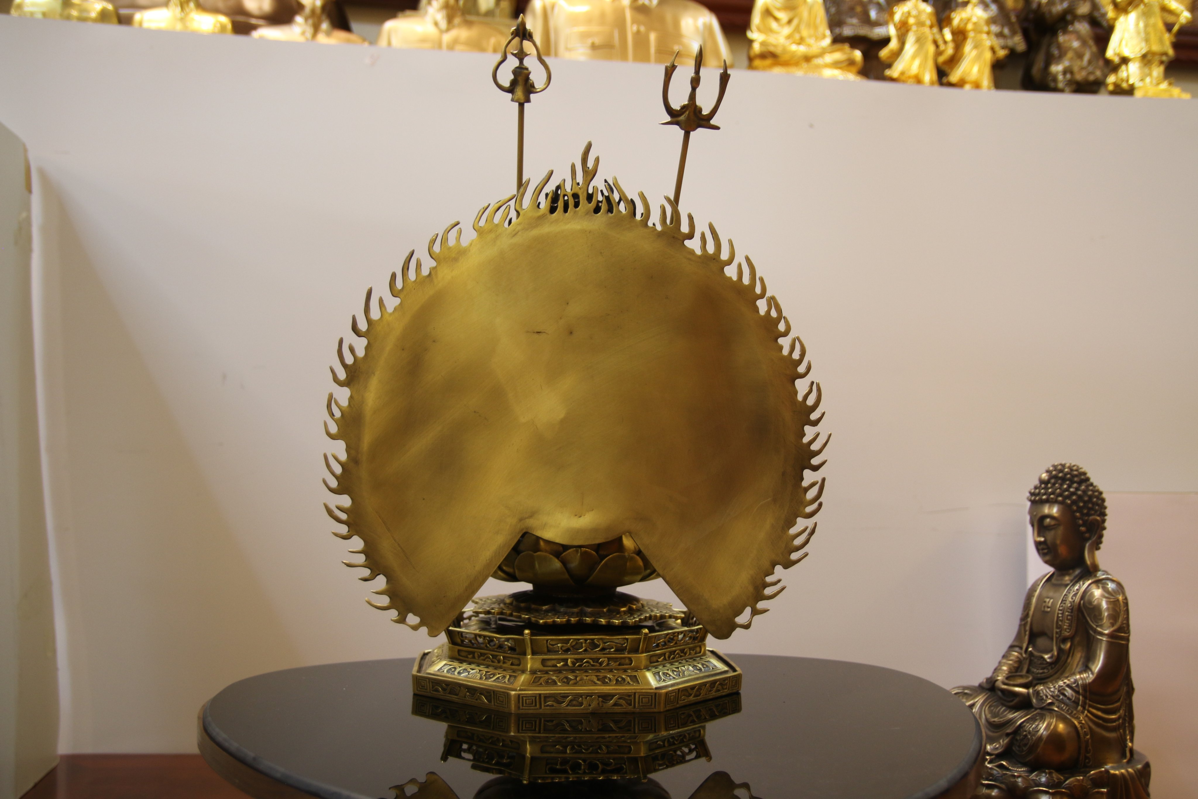 Tượng Phật thiên thủ thiên nhãn bằng đồng 42cm đúc thủ công đẹp tinh xảo