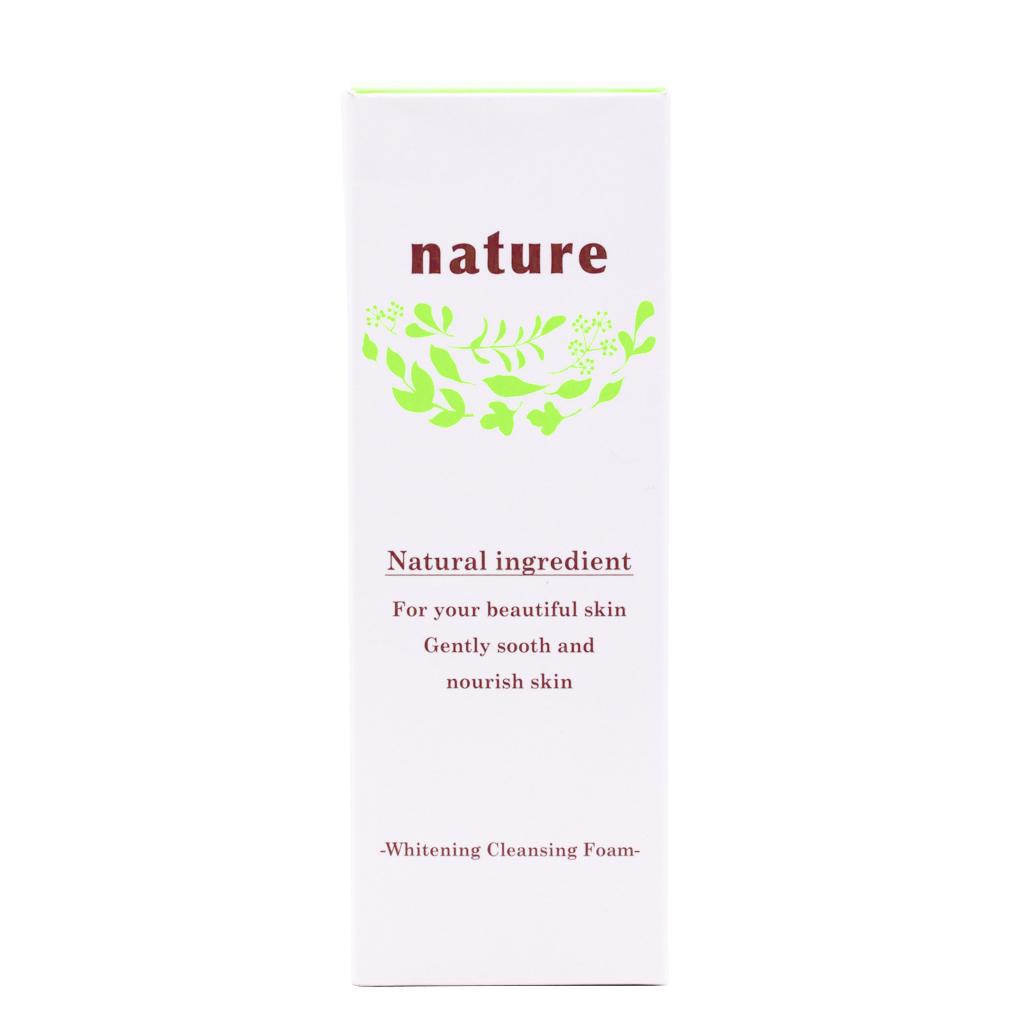 Sữa rửa mặt Nhật Bản cho da nhạy cảm Naris Nature Whitening Cleasing Foam (100g) – Hàng Chính Hãng