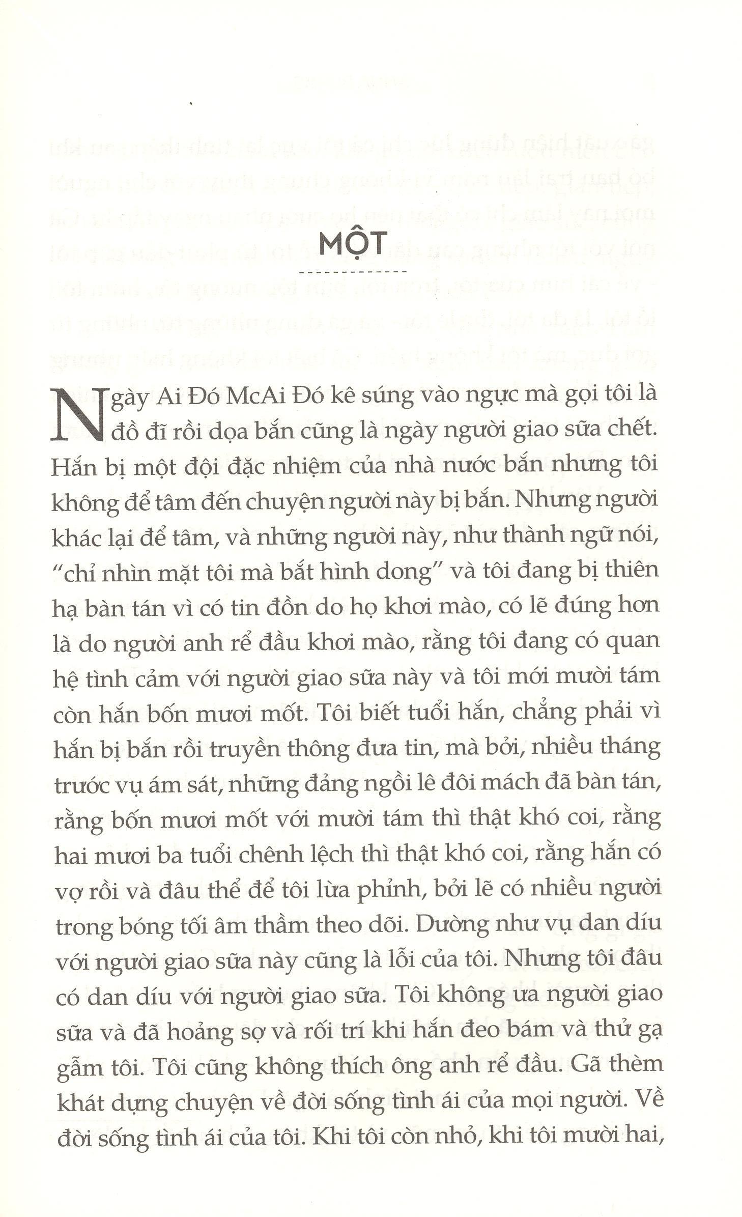 Sách Người Giao Sữa