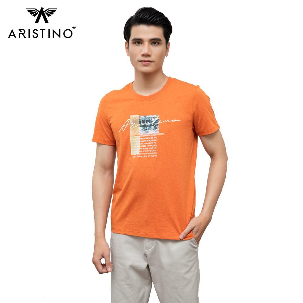 Áo thun ARISTINO ngắn tay nam phong cách trẻ trung ATS001S1