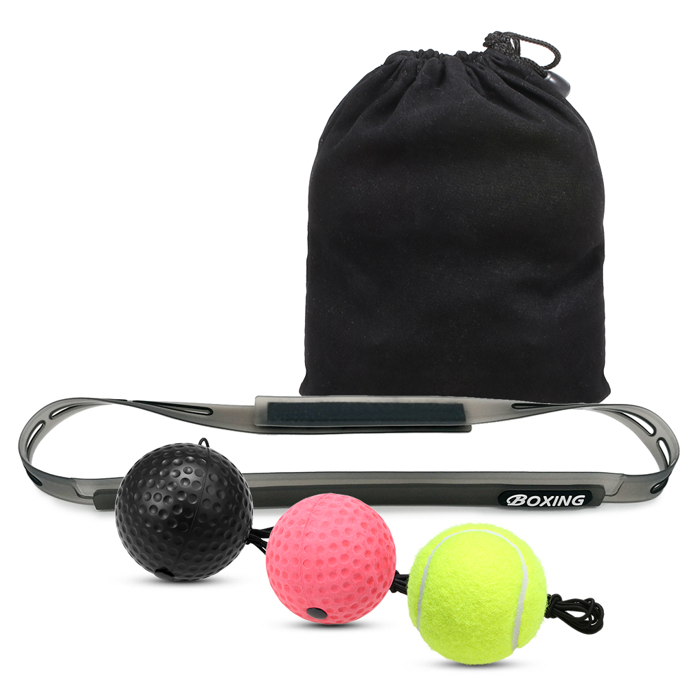 Set 3 quả bóng tập đánh phản xạ bằng silicon