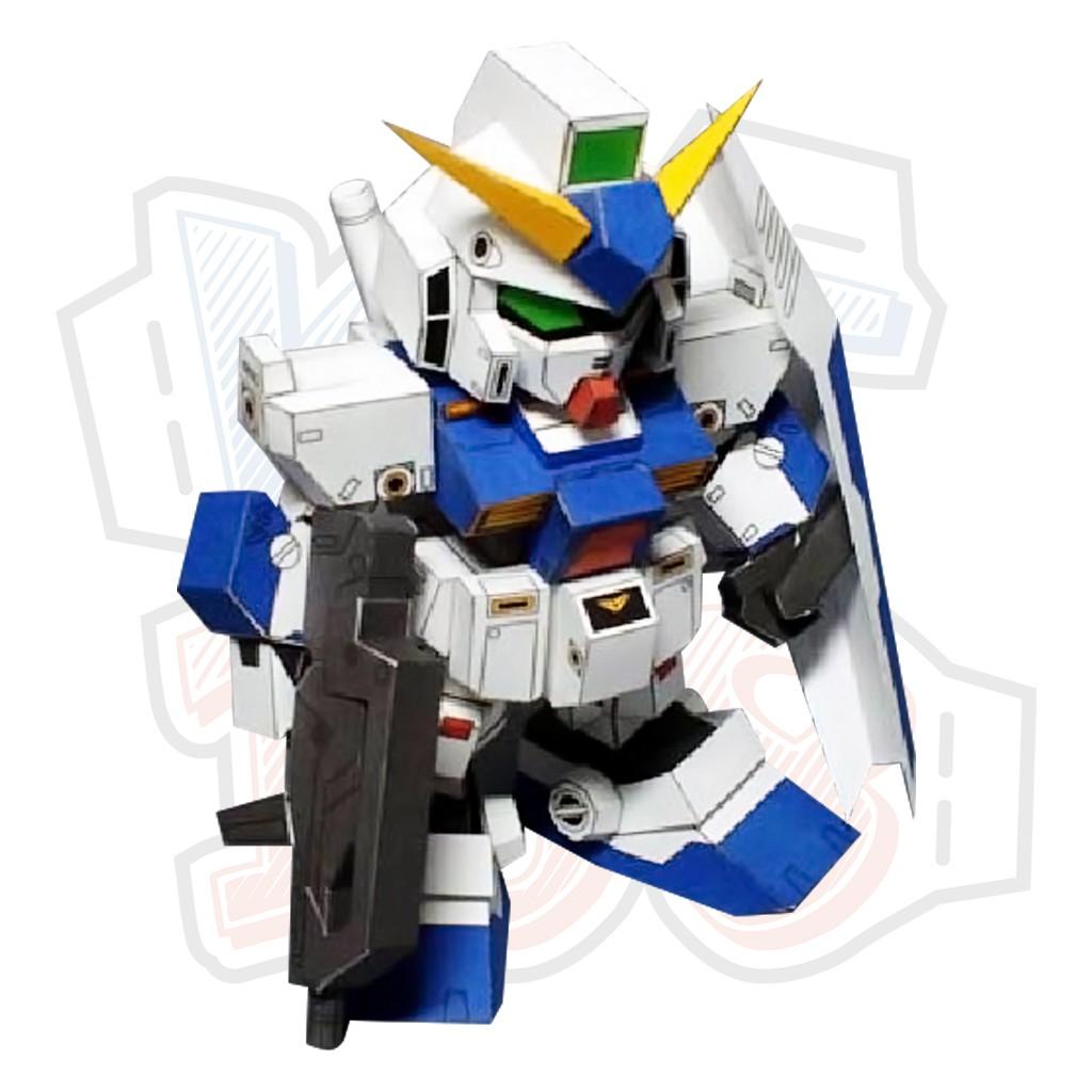 Mô hình giấy Gundam Robot SD RX-78NT-1 Gundam Alex ver 2