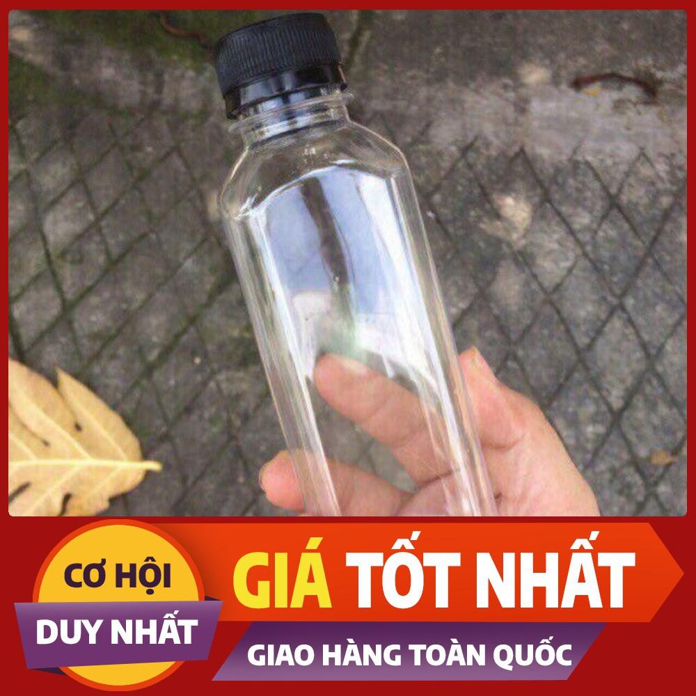 G006 - Combo 100 chai nhựa dùng 1 lần/ chai đựng trà sữa 330ml - GIÁ TẠI XƯỞNG