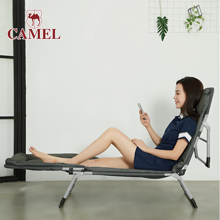 Giường Xếp Gấp Gọn CAMEL. Giường Xếp Di Động Đa Năng Với 5 Nấc Khóa. Kích thước Rộng 64cm x Dài 2m